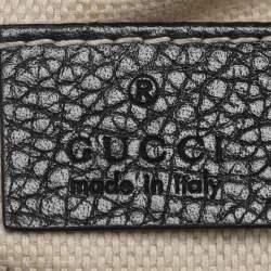 Pre Owned حقيبة كروس غوتشي سوهو صغيرة جلد ميتاليك