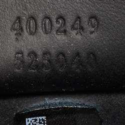 مملوكة مسبقًا حقيبة كتف صغيرة غوتشي دينوسية قماش جي جي سوبريم وزخاف شامواه أسود/بيج