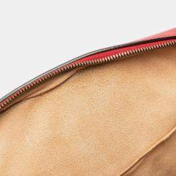 مملوكة مسبقًا حقيبة ساتشيل يد علوية سيلفي صغيرة جلد ماتيلاسي GG أحمر غوتشي