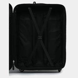 مملوكة مسبقًا Gucci Black Guccissima Medium Luggage Suitcase