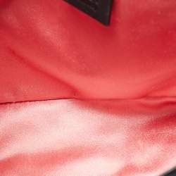 مملوكة مسبقًا Gucci GG Marmont Loved Embellished Large Black Matelassé Velvet Shoulder Bag