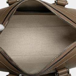 مملوكة مسبقًا حقيبة غوتشي دوفل صغيرة جمبو جي جي كتف / يد جلد غريج