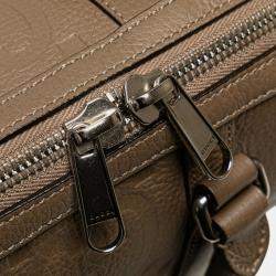 مملوكة مسبقًا حقيبة غوتشي دوفل صغيرة جمبو جي جي كتف / يد جلد غريج