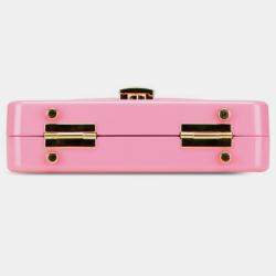 مملوكة مسبقًا Gucci Sylvie 1969 Handbag Chain Shoulder Bag Pink Plastic GHW