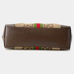 مملوكة مسبقًا Gucci Ophidia Jumbo Gg Medium Tote Bag Sherry Line
