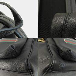 مملوكة مسبقًا حقيبة ظهر غوتشي مطبوعة جلد عجل