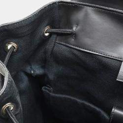 مملوكة مسبقًا حقيبة ظهر غوتشي جي جي سوبرم شيري لاين تايجر بي في سي جلد أسود رمادي