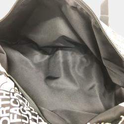 مملوكة مسبقًا حقيبة ظهر غوتشي نايلون/جلد أسود وأبيض