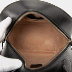 مملوكة مسبقًا Gucci Black Small GG Marmont Matelasse Leather Animalier Backpack