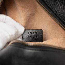 مملوكة مسبقًا Gucci Black Small GG Marmont Matelasse Leather Animalier Backpack