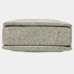 Pre Owned Gucci Large Speckled Leather New Bamboo Top Handle Bag