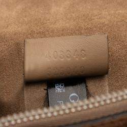 مملوكة مسبقًا Gucci Brown Medium GG Supreme Embroidered Bird and Flowers Dionysus Shoulder Bag