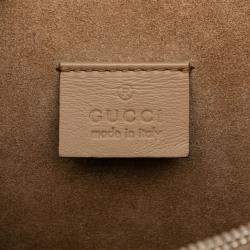 مملوكة مسبقًا Gucci Brown Medium GG Supreme Embroidered Bird and Flowers Dionysus Shoulder Bag