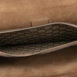 مملوكة مسبقًا Gucci Brown Medium GG Supreme Embroidered Bird and Flowers Dionysus Shoulder Bag