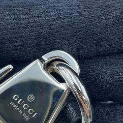 مملوكة مسبقًا حقيبة يد غوتشي توتي 2-واي تطريز مربعات متعددة الألوان/بيج كانفاس جلد صغيرة