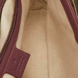 Pre Owned Gucci GG Marmont Old Rose Leather Shoulder Bag