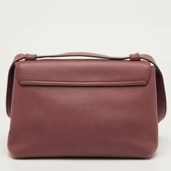 Pre Owned Gucci GG Marmont Old Rose Leather Shoulder Bag