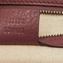 Pre Owned Gucci GG Marmont Old Rose Leather Shoulder Bag