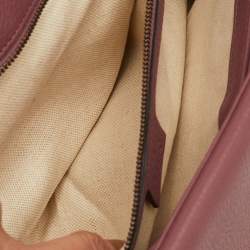 Pre Owned Gucci GG Marmont Old Rose Leather Shoulder Bag