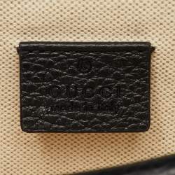 Pre Owned حقيبة كروس غوتشي ديونيسوس صغيرة جداً جلد أسود