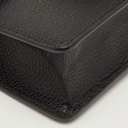 Pre Owned حقيبة كروس غوتشي ديونيسوس صغيرة جداً جلد أسود