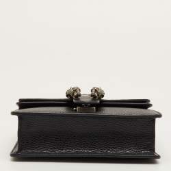 Pre Owned حقيبة كروس غوتشي ديونيسوس صغيرة جداً جلد أسود