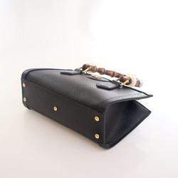 Pre Owned Gucci Small Calfskin Diana Tote Bag