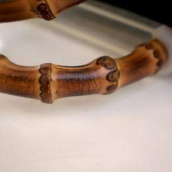 Pre Owned Gucci Small Calfskin Diana Tote Bag