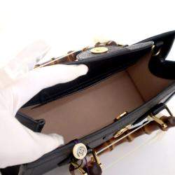 Pre Owned Gucci Small Calfskin Diana Tote Bag