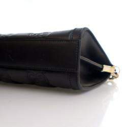 مملوكة مسبقًا Gucci Small Black Calfskin GG Slim Chain Shoulder Bag