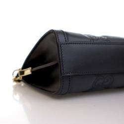 مملوكة مسبقًا Gucci Small Black Calfskin GG Slim Chain Shoulder Bag