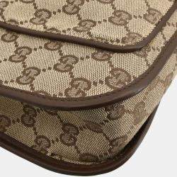 مملوكة مسبقًا Gucci Beige Canvas GG Hobo Handbag