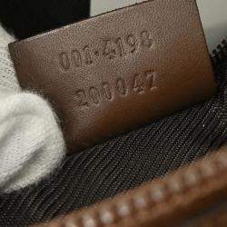 مملوكة مسبقًا Gucci Beige Canvas GG Hobo Handbag