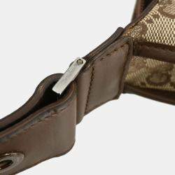 مملوكة مسبقًا Gucci Beige Canvas GG Hobo Handbag