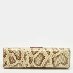 مملوكة مسبقًا حقيبة كتف غوتشي أوفيديا جلد أسود صغيرة برباط GG ويب