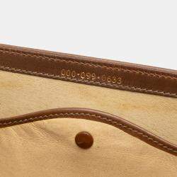 �مملوكة مسبقًا Gucci Brown Calfskin Bamboo Night