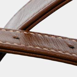 Pre Owned حقيبة كروس بودي غوتشي جاكي 1961 جي جي سوبريم بني صغير