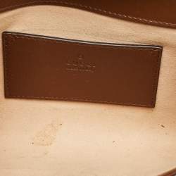 Pre Owned Gucci Horsebit 1955 Beige/Brown GG Supreme Canvas Crossbody Bag