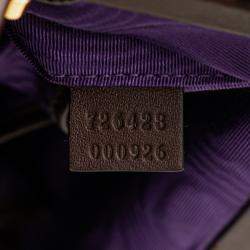 Pre Owned Gucci Gg Supreme Ophidia Handbag Chain Shoulder Bag Beige Brown Leather Gucci