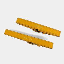 Pre Owned حقيبة يد وكتف غوتشي ديانا جلد زرقاء