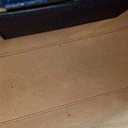 Pre Owned حقيبة يد وكتف غوتشي ديانا جلد زرقاء