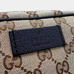 مملوكة مسبقًا Gucci Beige Fabric Jacquard Hip Sack
