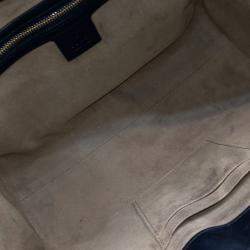 مملوكة مسبقًا Gucci Beige Black PVC Supreme Padlock Shoulder Bag