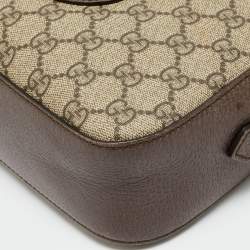 مملوكة مسبقًا حقيبة ماسنجر غوتشي نيو فنتج كانفاس GG سوبرم بيج/ إبوني