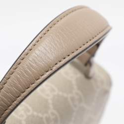 مملوكة مسبقًا Gucci Dionysus Mini Beige GG Supreme Canvas Top Handle Bag