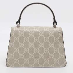 مملوكة مسبقًا Gucci Dionysus Mini Beige GG Supreme Canvas Top Handle Bag