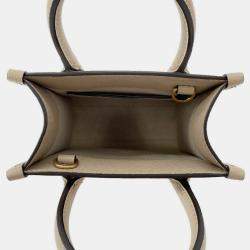 Pre Owned حقيبة يد صغيرة غوتشي انترلوك جي جي سوبريم 2-واي جلد بيج بي في سي