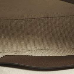 مملوكة مسبقًا حقيبة كتف غوتشي ميني هورسبيت 1955 جلد وكانفاس GG جمبو بني/ بيج