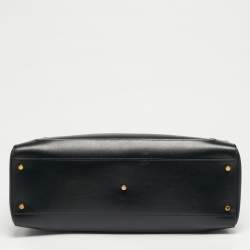 Pre Owned حقيبة يد غوتشي جاكي 1961 جلد أسود