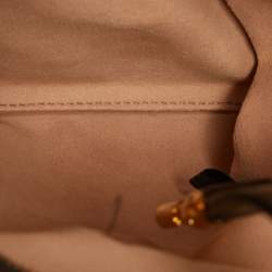 Pre Owned حقيبة يد غوتشي جاكي 1961 جلد أسود